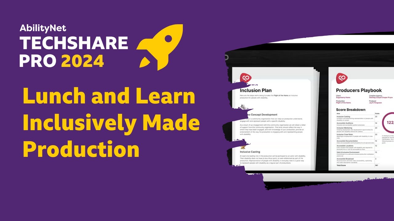 Inclusive media production – TechShare Pro 2024