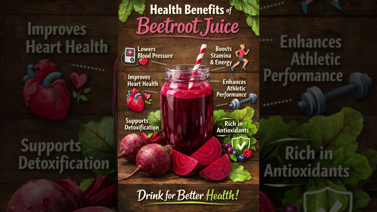 Health Benefits of Beetroot Juice ! Amazing Benefits