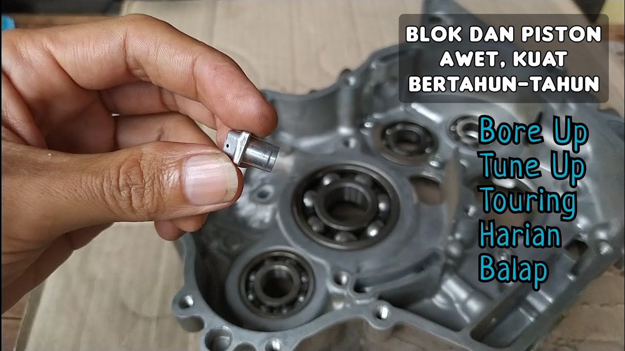 MX King Pasang Nozle Semprotan Oli Supaya Bore Up jadi Awet