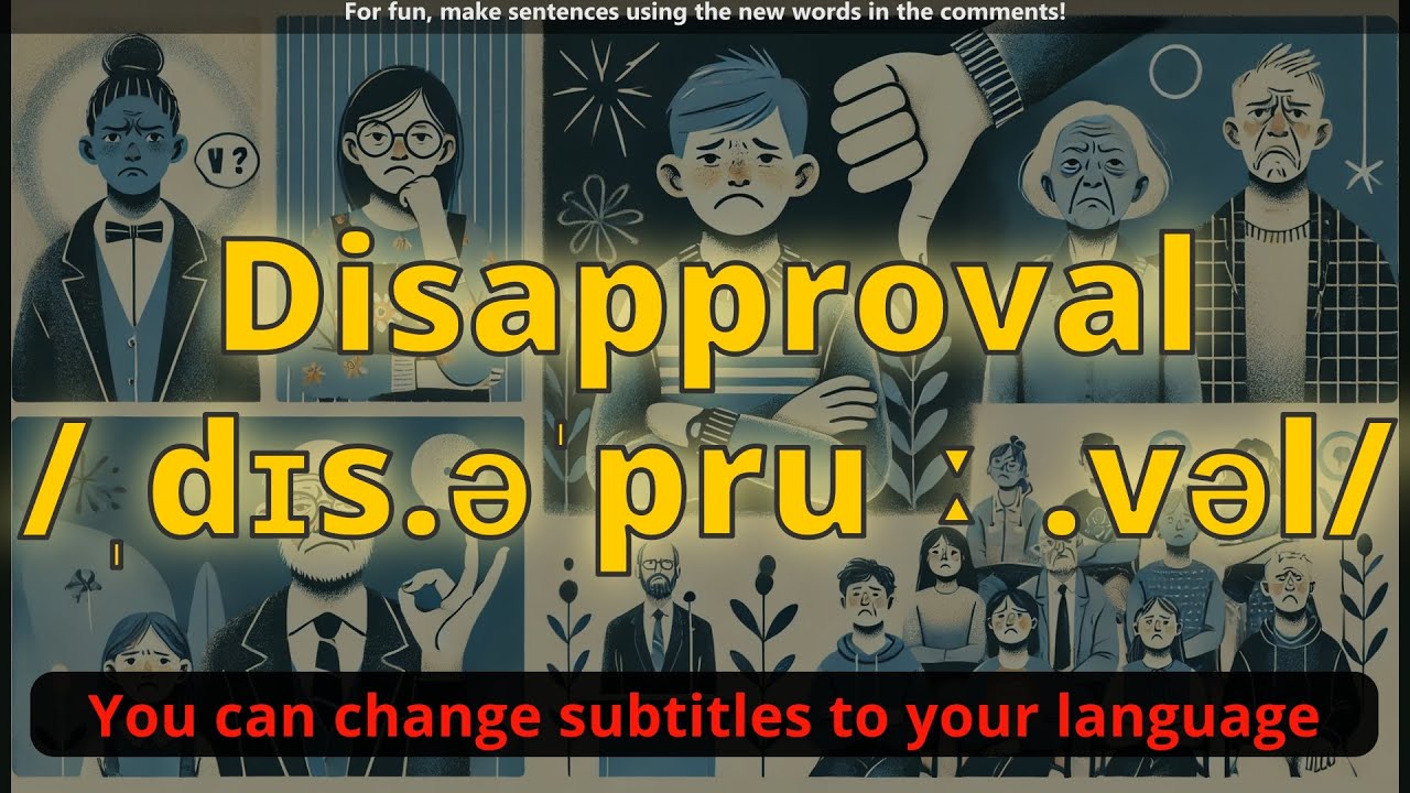 Disapproval meaning with 5 examples