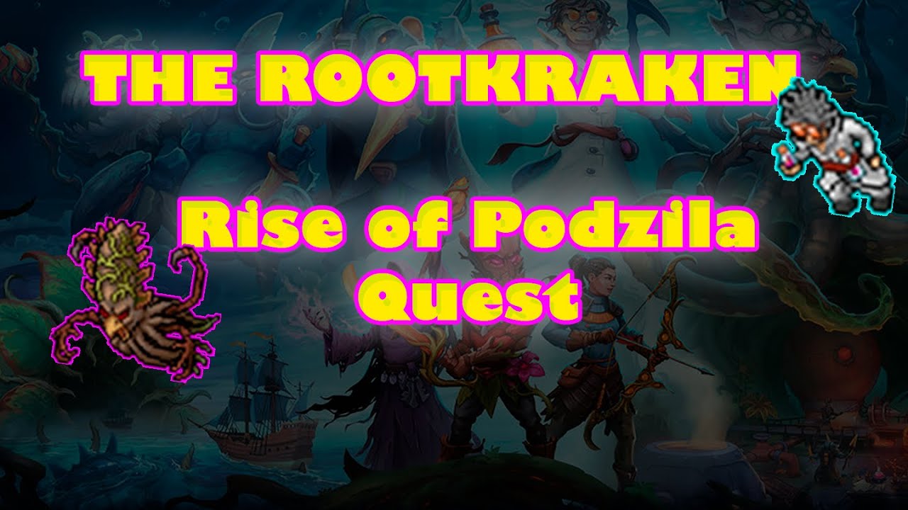 C&oacute;mo matar a Rootkraken - The Rise of Podzilla Quest Final Boss #tibia #tibiagame