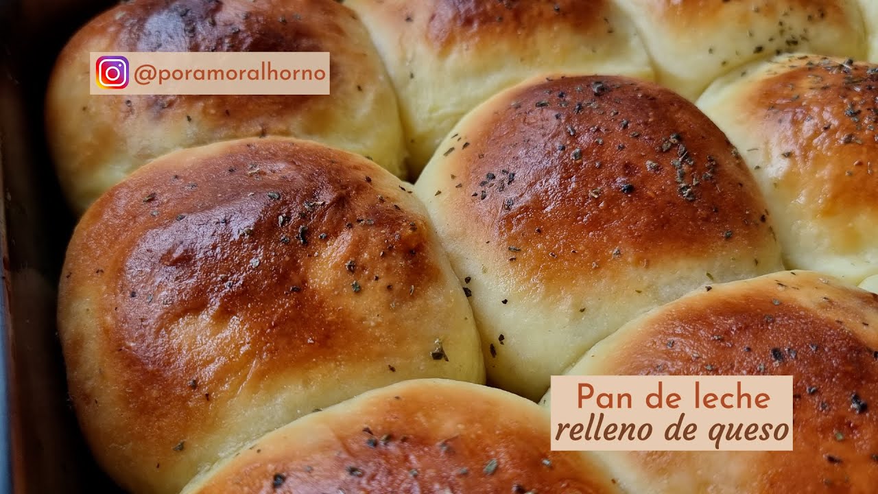 Pan de Leche Relleno de Queso | Receta Casera Paso a Paso