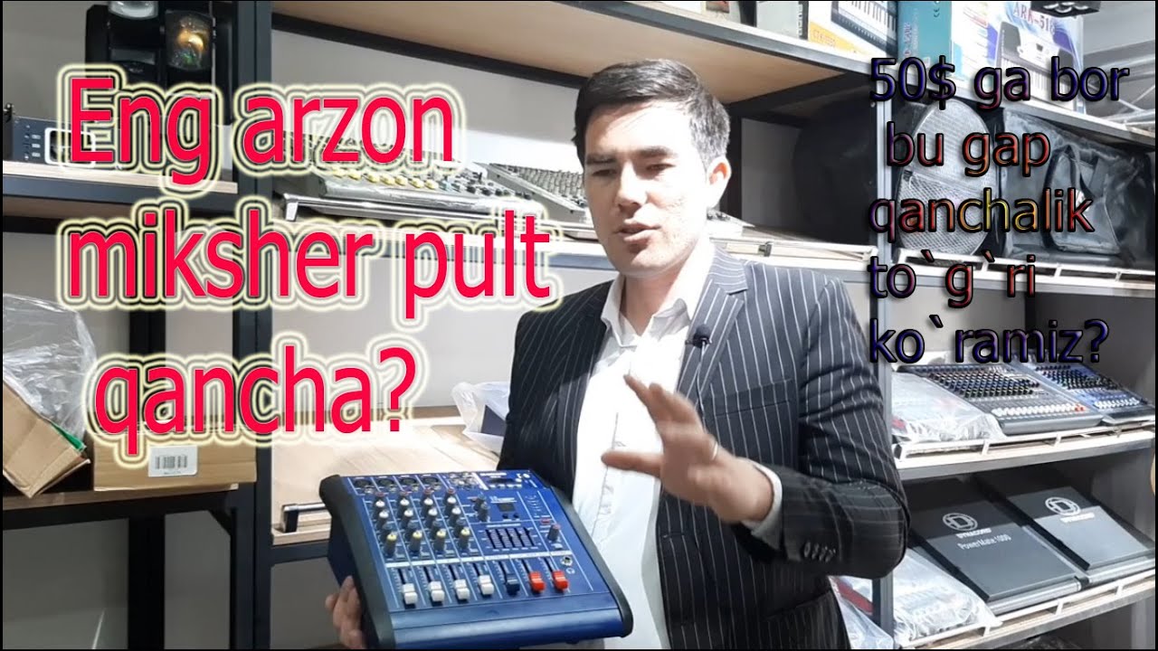 Eng arzon Minni aktiv pultlar miksherlar (Xozirgi vaqtda bu narxlarda yoq)