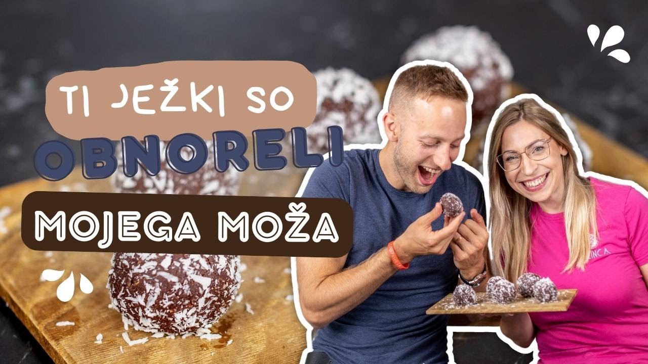 Enostavni čokoladni ježki | Vesela Žlica