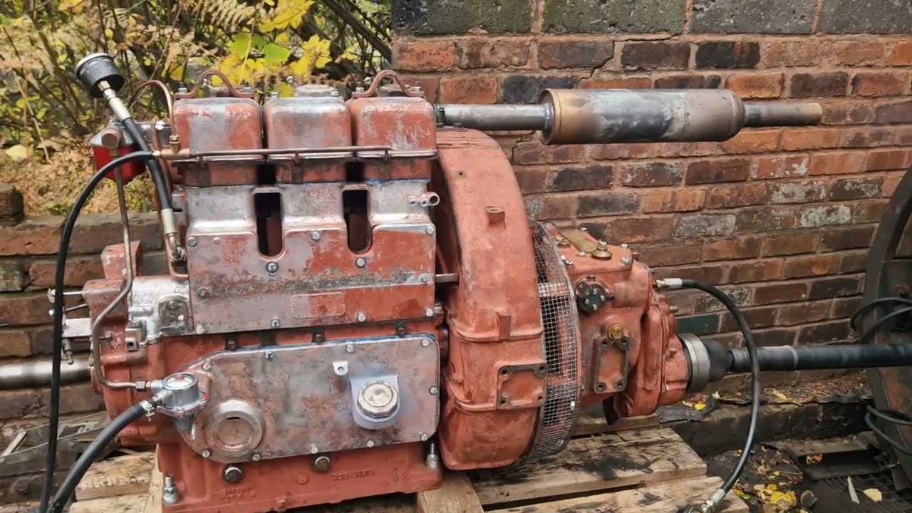 Lister SR3 Boat Engine Running Test