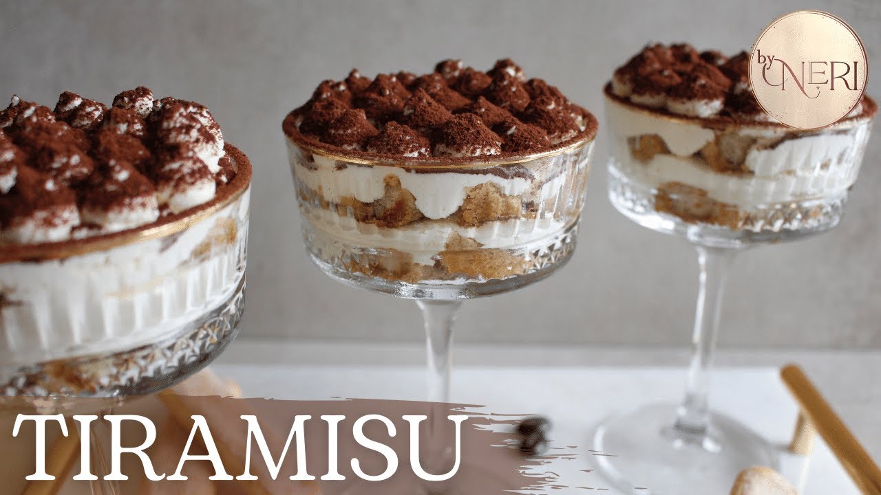 Tiramisu im Glas / ohne Ei / Glasdessert / byNeri