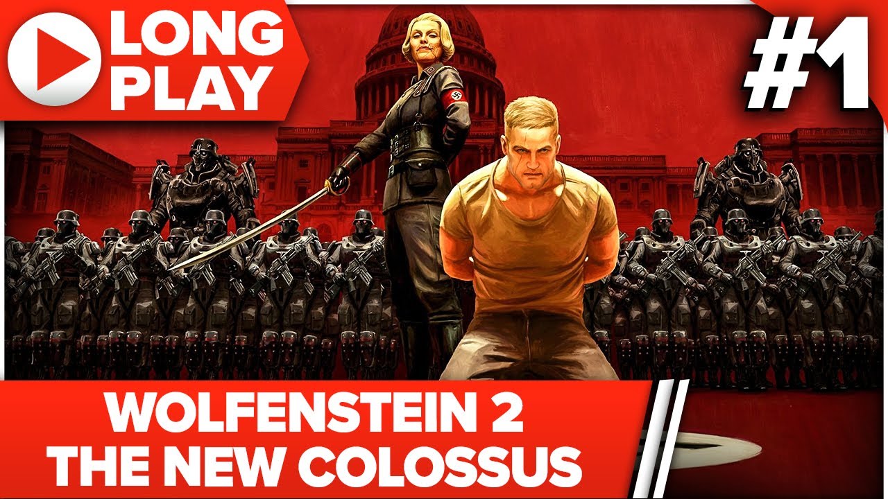 Wolfenstein 2: The New Colossus - Part 1 │ 100% Cinematic Longplay │ Death Incarnate │ No Commentary