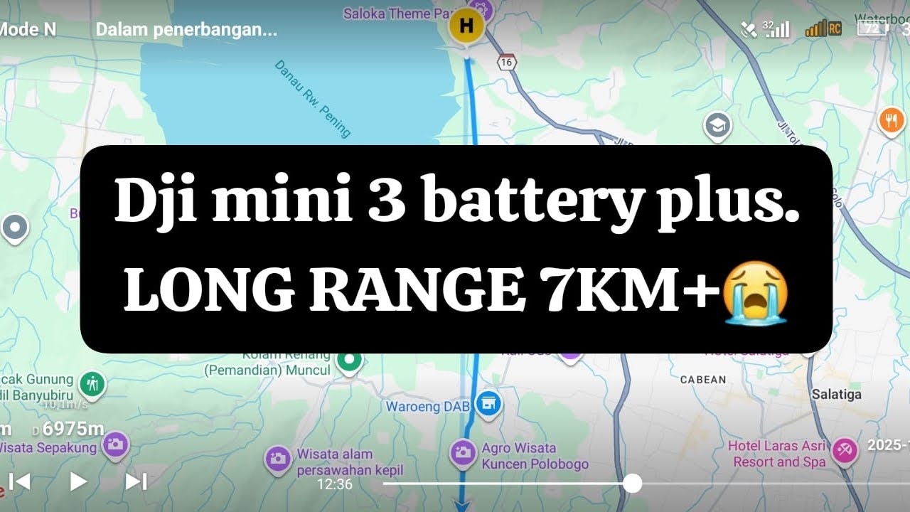 Terbang Jauh 7km+ dji mini 3 battery plus mode Fcc | Part 2
