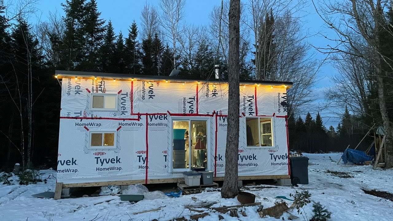 Off Grid Projects are NEVER ENDING! (Winter Projects And Unfinished Cabin Tour)