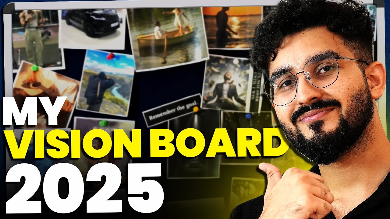 The Most Practical Way to Achieve Your Goals in 2025! 🚀 | My VISION BOARD 2025 ❤️