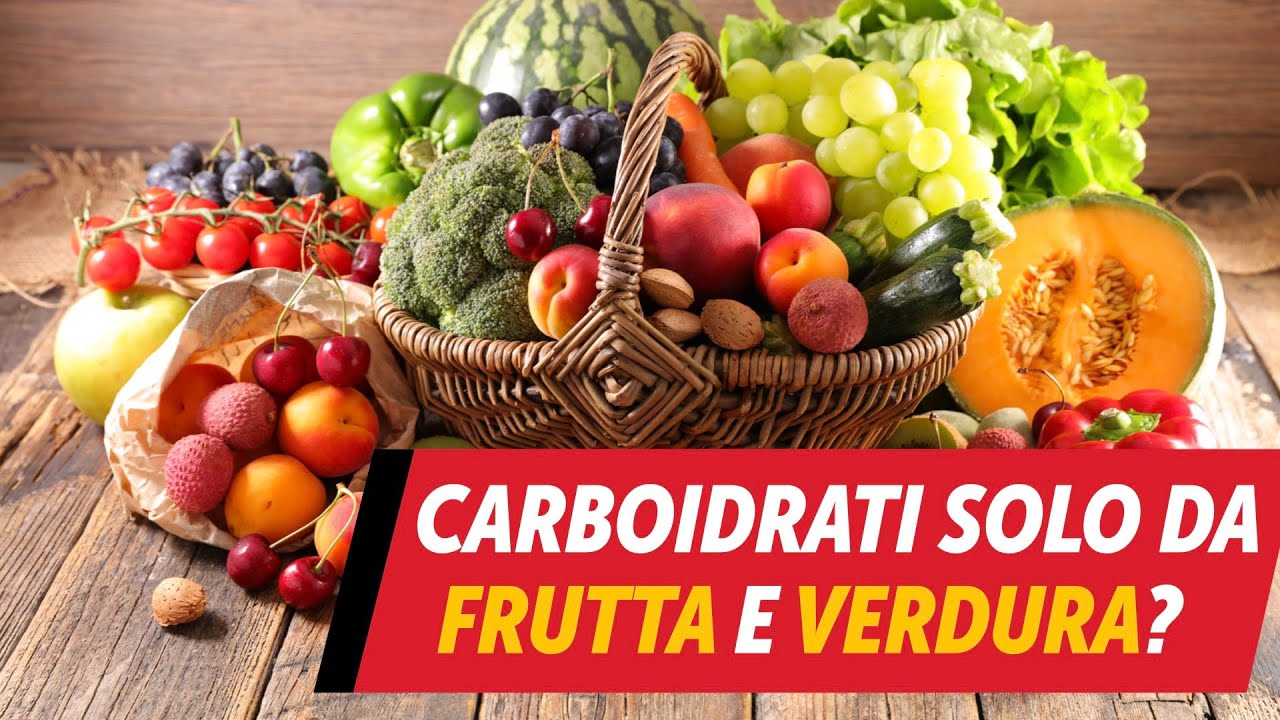 Posso mangiare i carboidrati solo dalla frutta e verdura?
