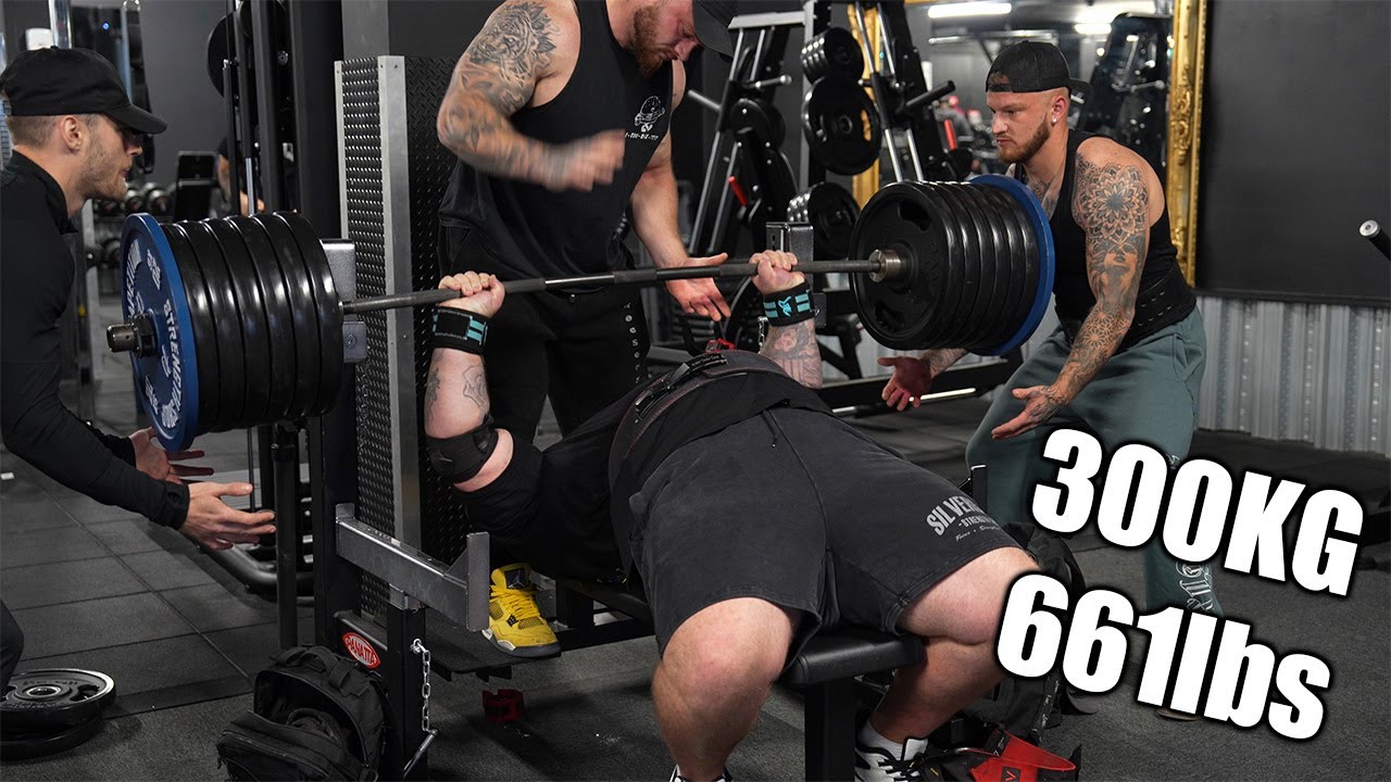 DOUBLE BENCH REP PRS FOR THE BOYS - GYM REAPER, MIKE, JOE