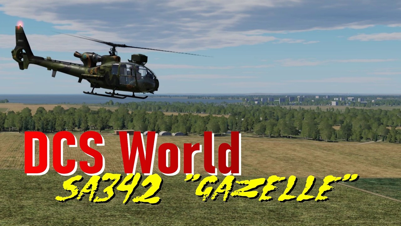SA342 Gazelle M Выкатим из ангара