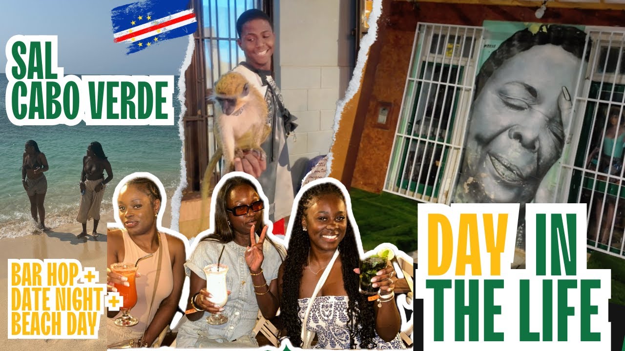 SAL CAPE VERDE TRAVEL VLOG: DAY IN THE LIFE | bar hopping + dinner date + beach day