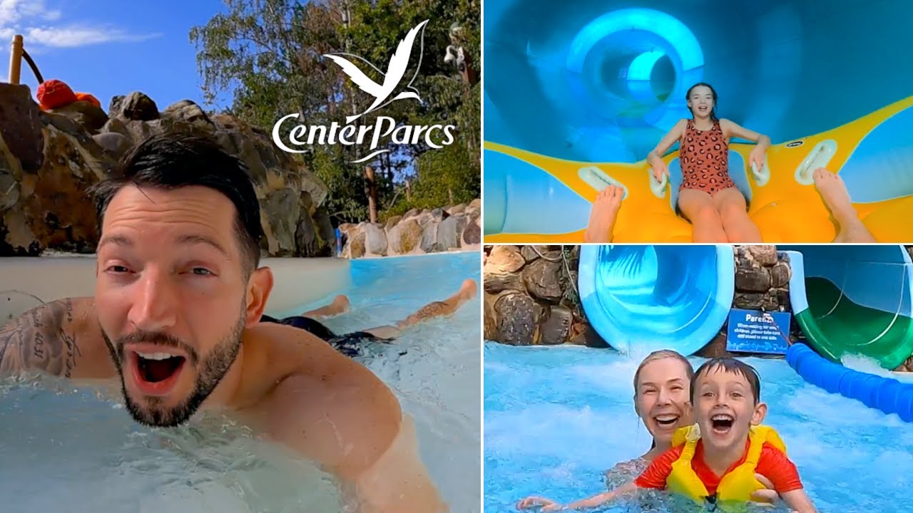 Обзор аквапарка CenterParcs || Эльведенский лес || Дневной и ночной тур.
