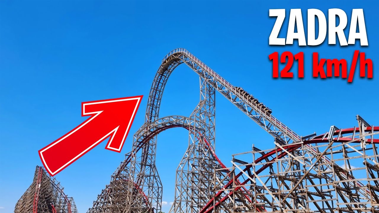 Zadra🎢   Energylandia 2025   4k   Zator, Polska