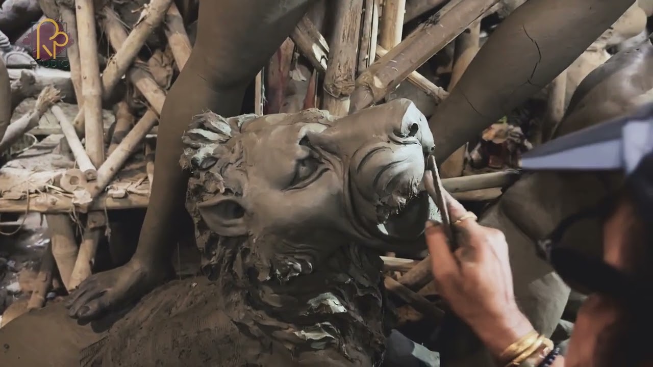 ABROAD DURGA PUJA PREPARATION 2025 || [OFFICIAL VIDEO] || SCULPTOR PRADIP RUDRAPAL || PRP STUDIO