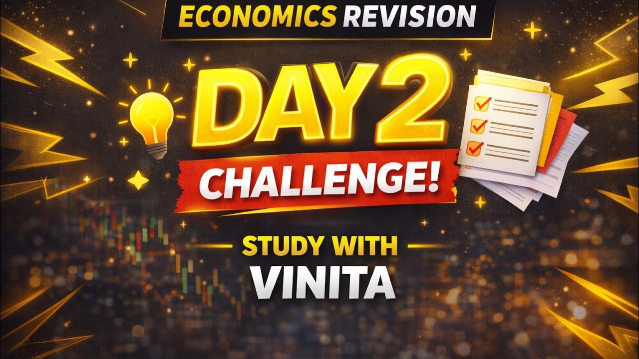 UPSC Economics Rapid Revision | Day 2 Challenge | Study With Vinita🔥