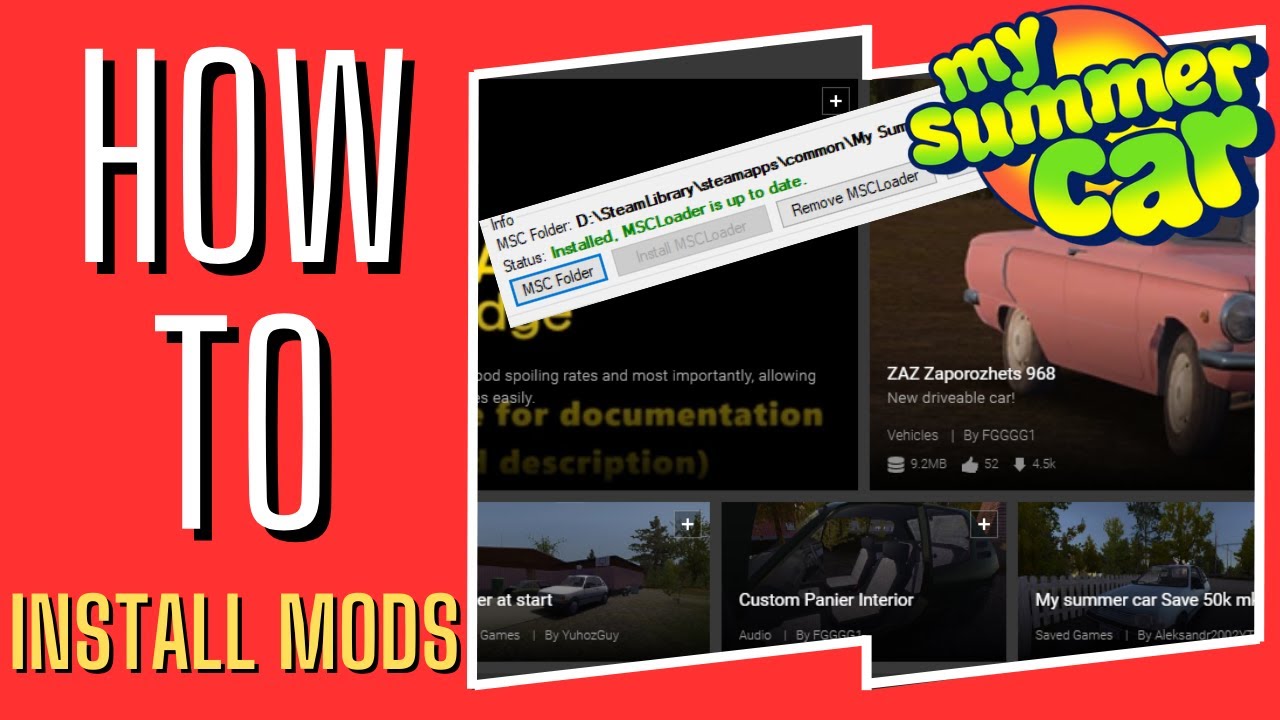 My Summer Car - How to Install Mods (Guide) 2023