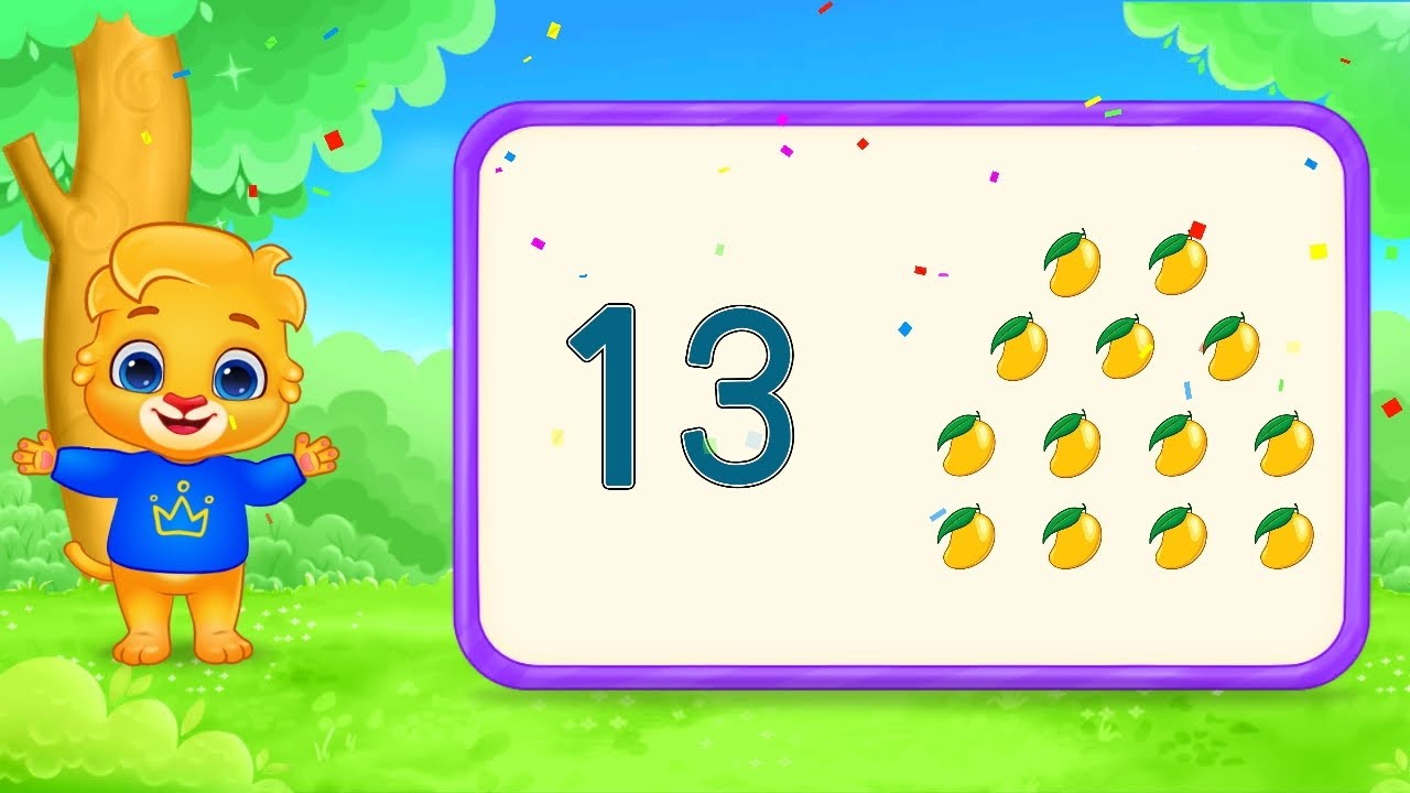 13 Touch Number 123 Number Count & Tracing 