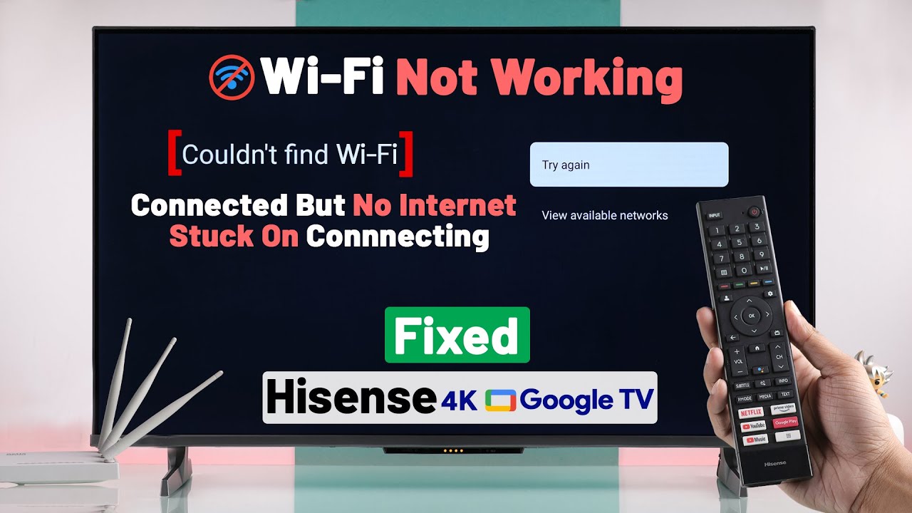 Как исправить Hisense Google TV, который не подключается к Wi-Fi! [Не работает]