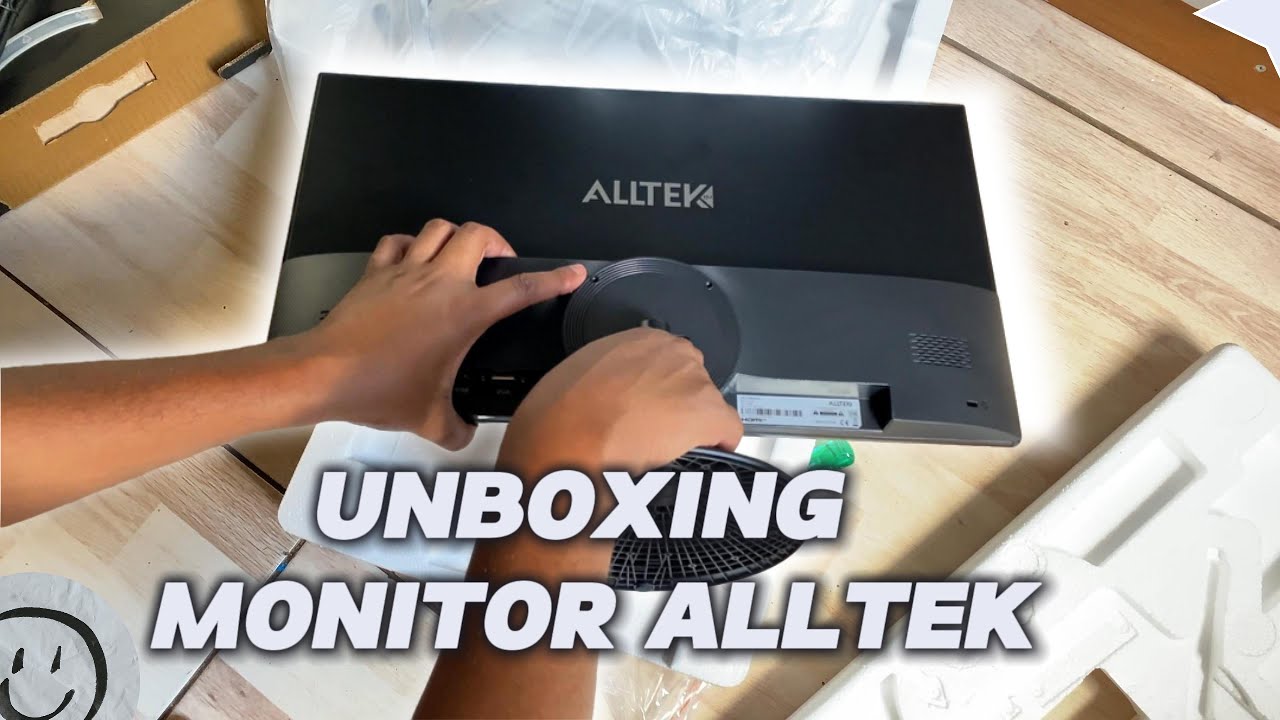 UNBOXING MONITOR DA ALLTEK ATK215 - BARATO E COM ENTREGA NACIONAL | Mercado Livre por R$400