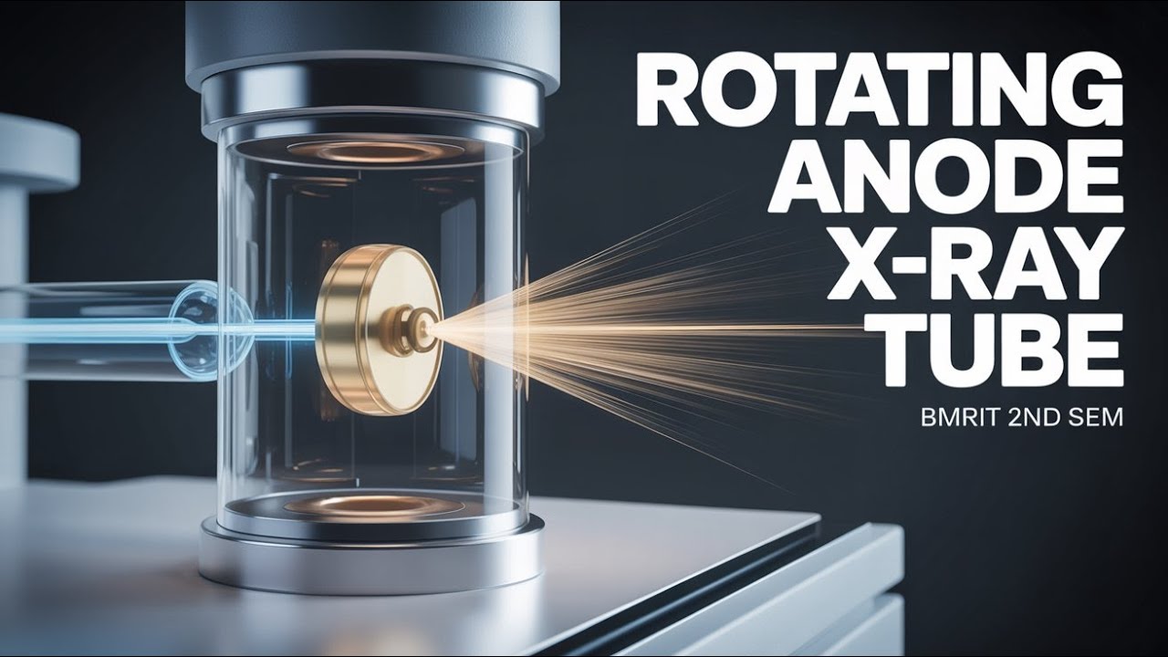Rotating Anode X-Ray Tube | Conventional Radiography & Equipment | BMRIT 2nd Semester