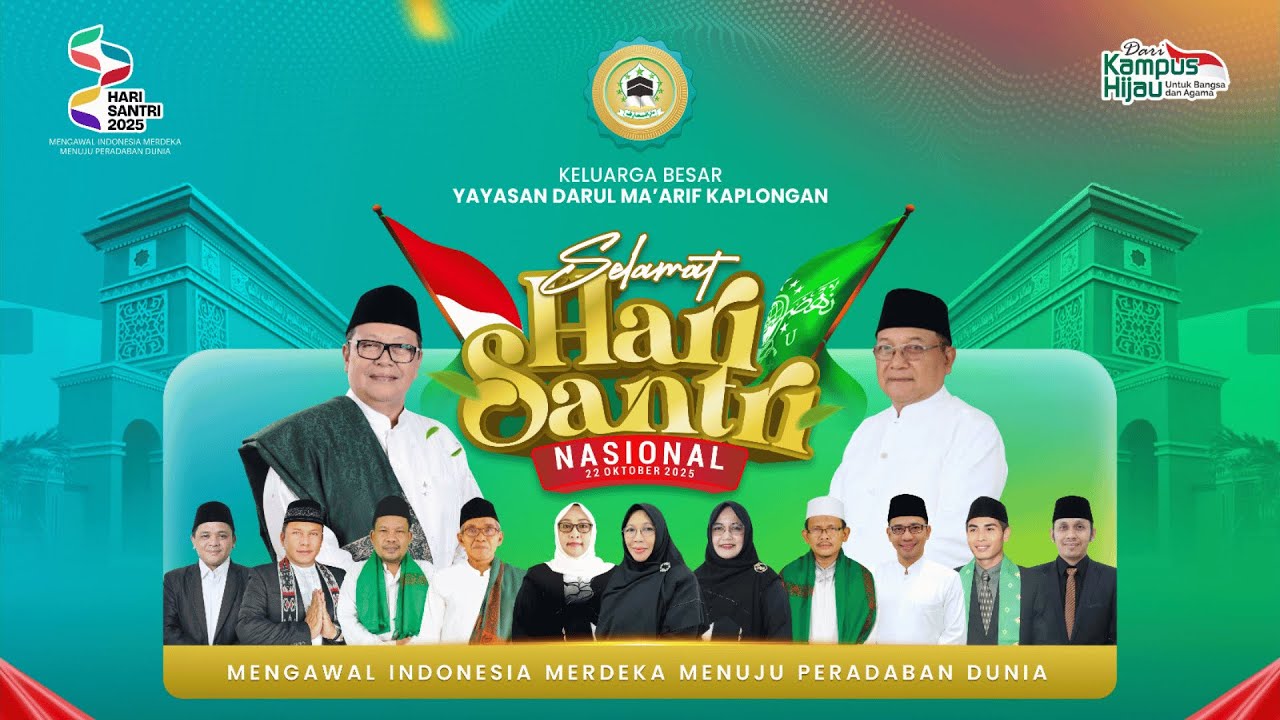 LIVE | Hari Santri Nasional 2025 – Pondok Pesantren Darul Ma’arif Kaplongan