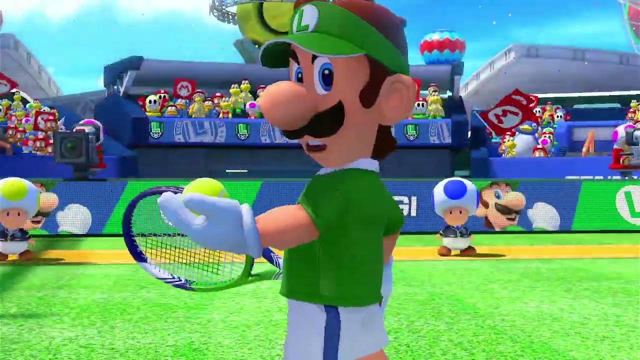 MARIO TENNIS ACES MARIO AND PEACH VS LUIGI AND DAISY PART 30
