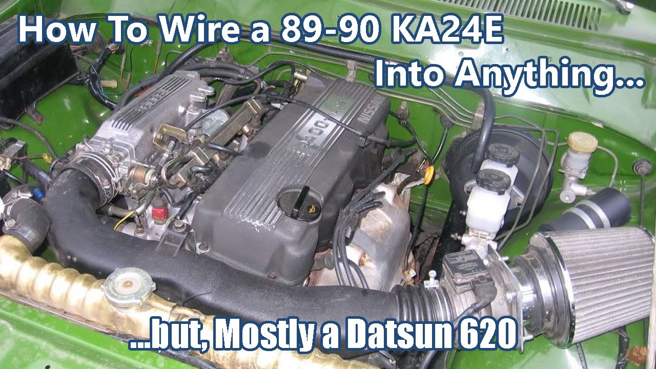 Как подключить Nissan KA24E 89&ndash;91 годов к чему угодно, но чаще всего к Datsun 620 &mdash; подробное объ...