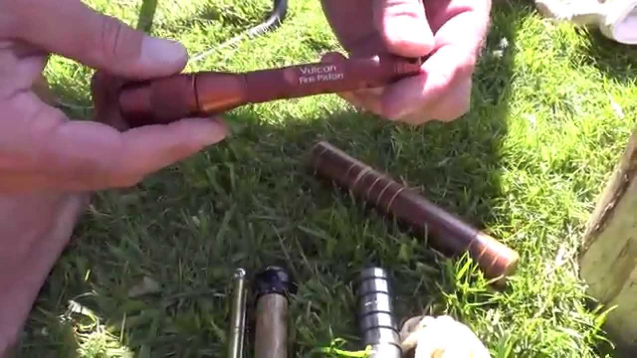Feuerpumpe / Fire piston und Outdoorgrill Teil 1