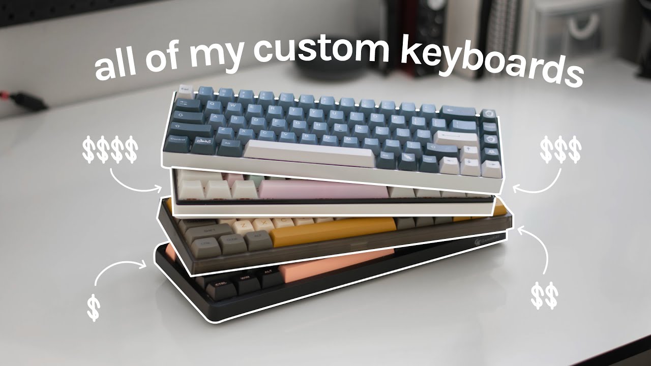 my cheapest to my most expensive keyboard | rating all my keyboards ☁