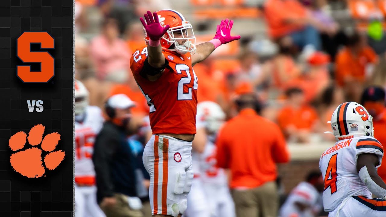 Syracuse vs. Clemson Football Highlights (2020)