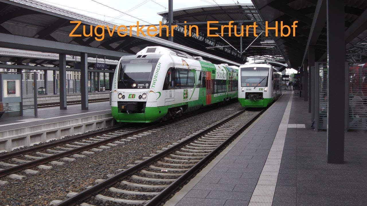 Zugverkehr in Erfurt Hbf