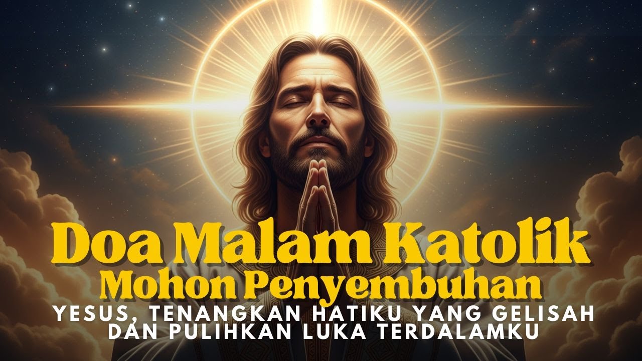 Doa Malam Penyembuhan: Yesus, Tenangkan Hatiku yang Gelisah dan Pulihkan Luka Terdalamku