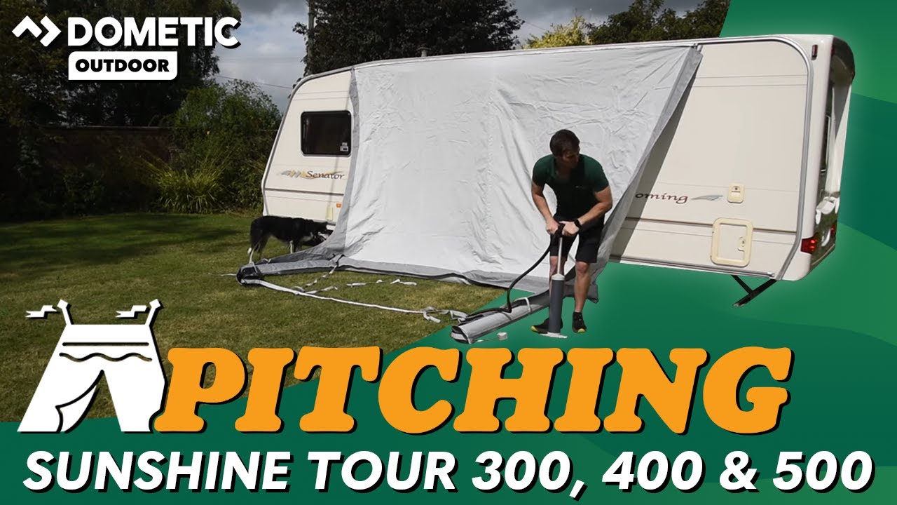 Dometic Sunshine Air Tour Canopy Pitching & Packing Video