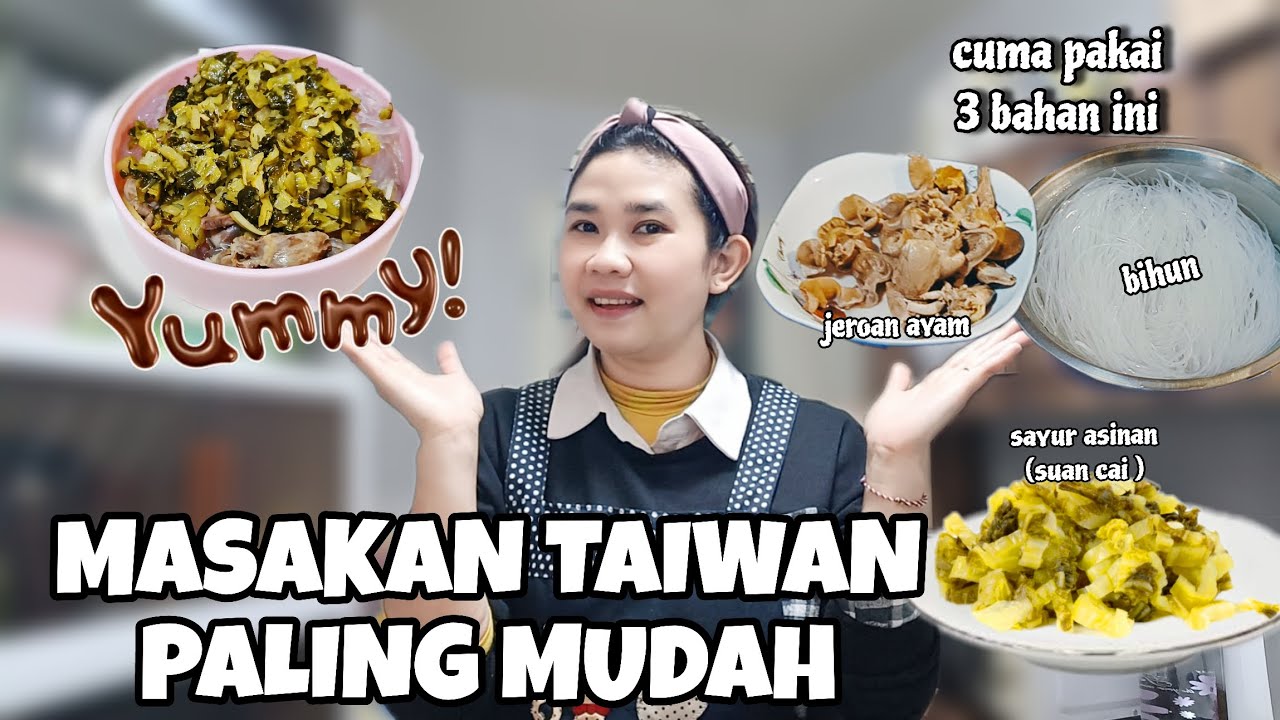 MASAKAN TAIWAN PALING MUDAH‼️ Cuma Pakai 3 Bahan ini Wes Lezat 