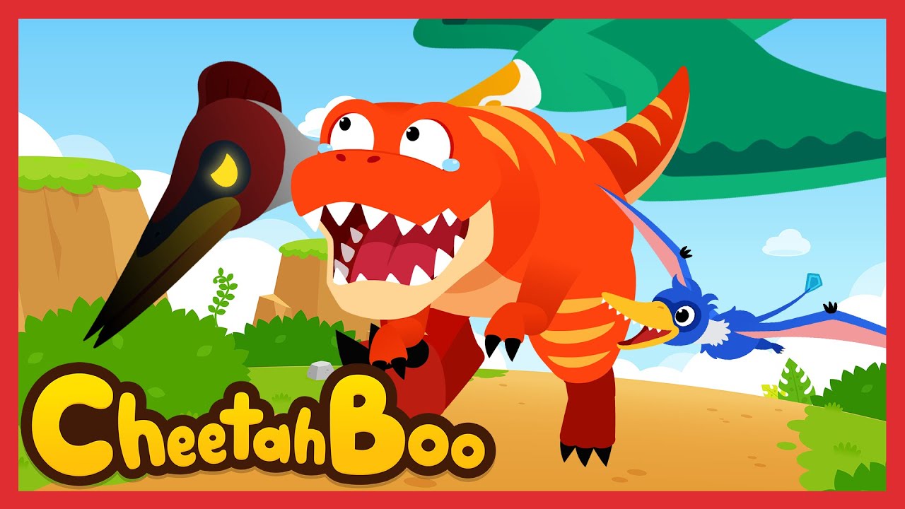 Oh! Pterasaur Sir, please let me go! | Dinosaur for Kids | Nursery rhymes & Kids Song | #Cheetahboo