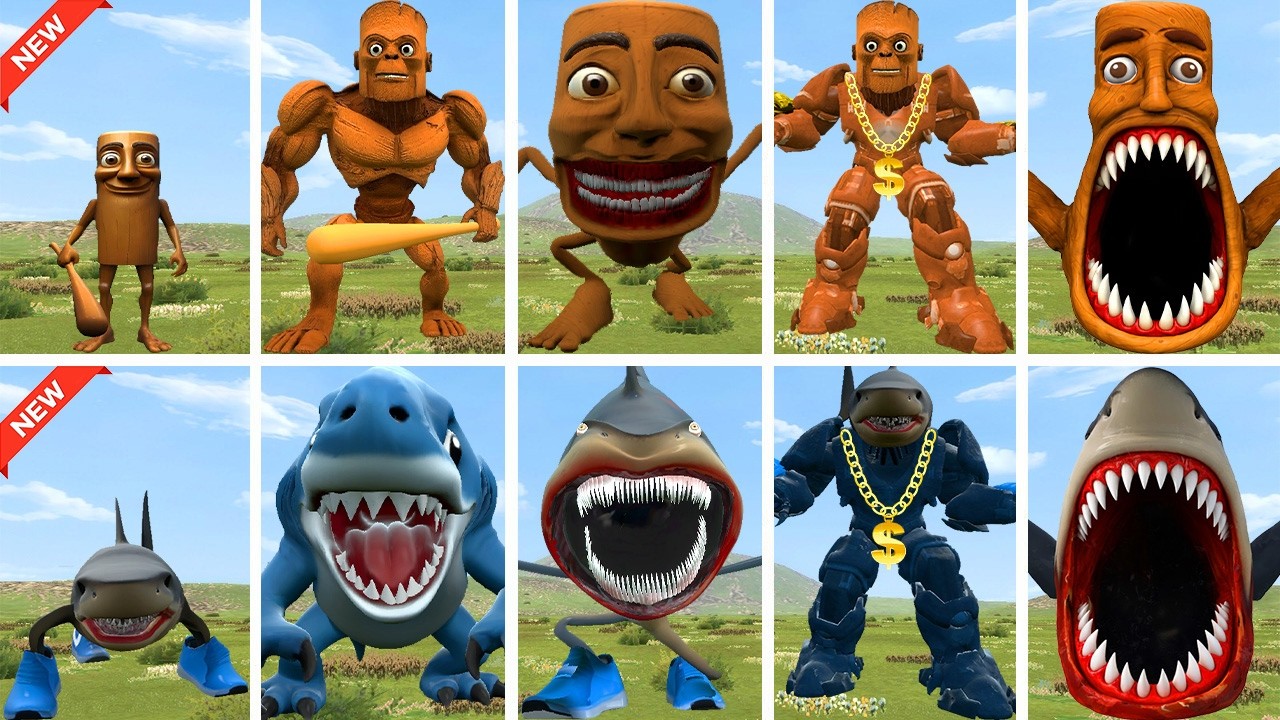 Complete EVOLUTION Timeline — TUNGTUNG SAHUR vs TRALALERO TRALALA