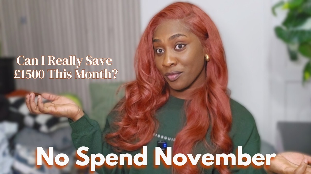 My plan to save upto £1500 in a month, 30 DAYS No Spending Challenge | No Spend November 
