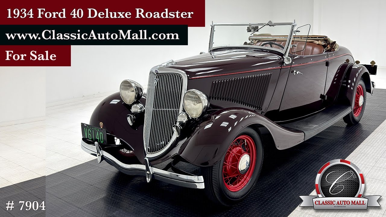 Amazing 1934 Ford 40 Deluxe Roadster - Consignments at Classic Auto Mall, Morgantown PA 