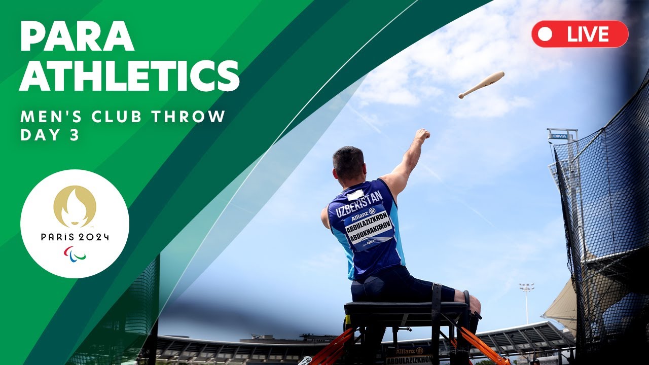 Para Athletics - Men's Club Throw Final | Day 3 | Paris 2024 Paralympics