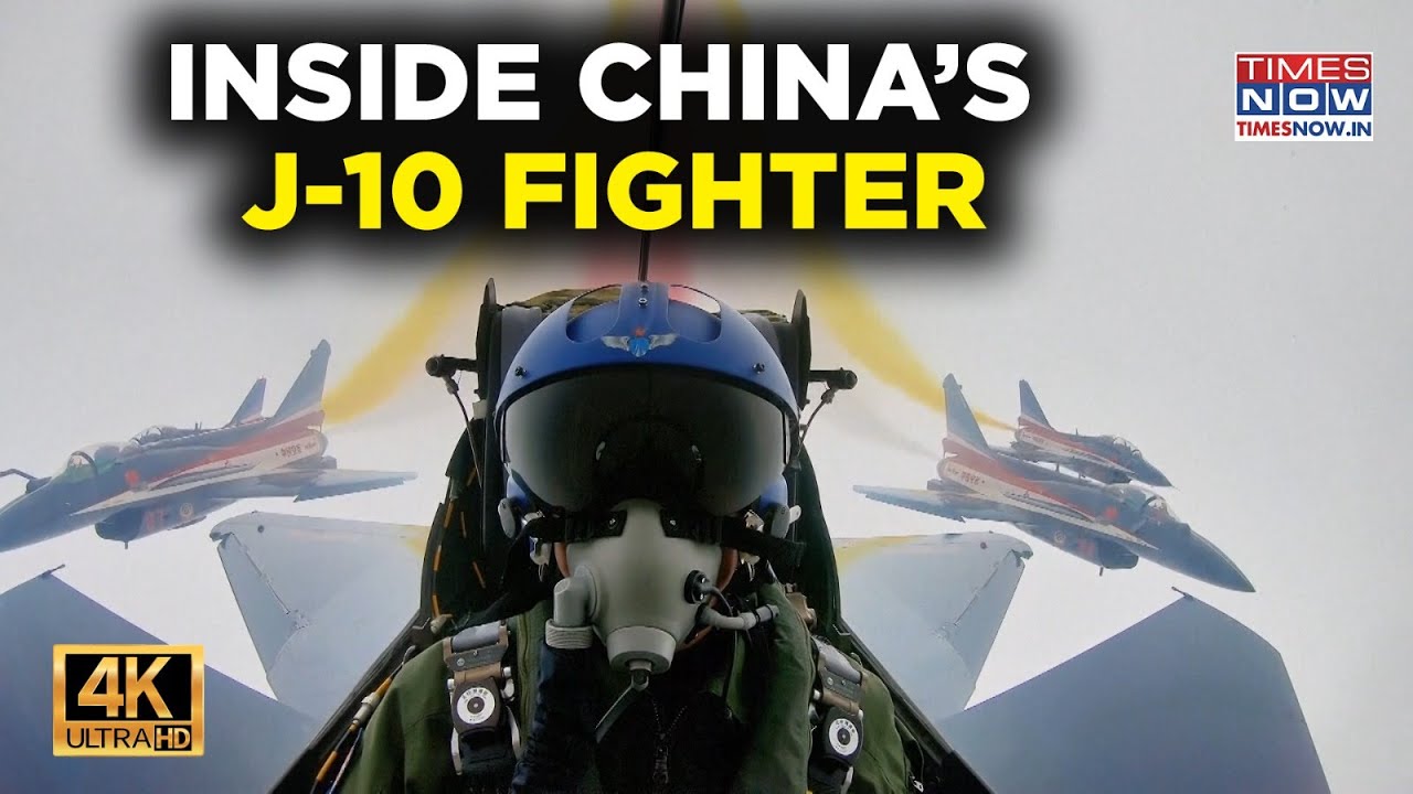 Inside China’s J-10 Fighter Jets: PLA Warplanes Roar In Singapore Air Show | 4K Video | Raw