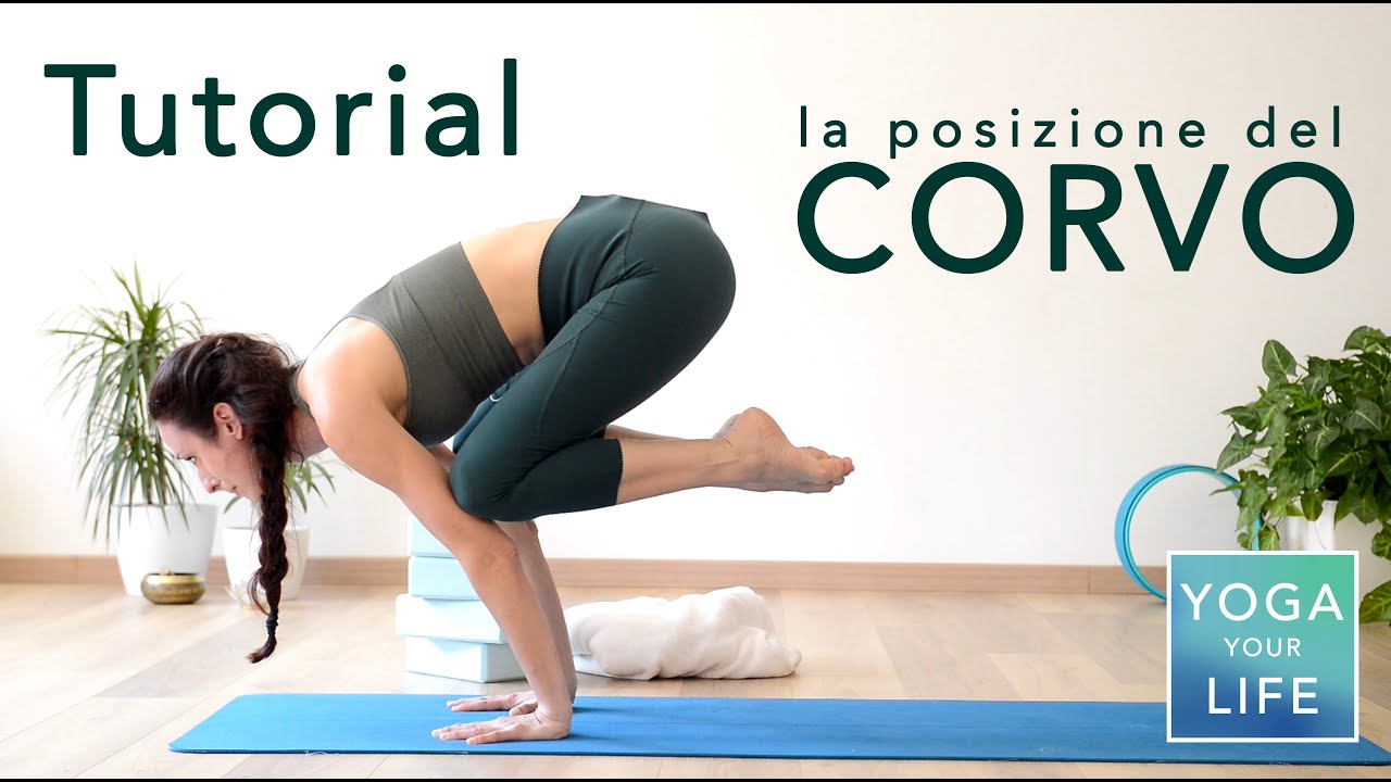 Come fare la posizione del Corvo, Bakasana? Tutorial per chi ha paura di cadere