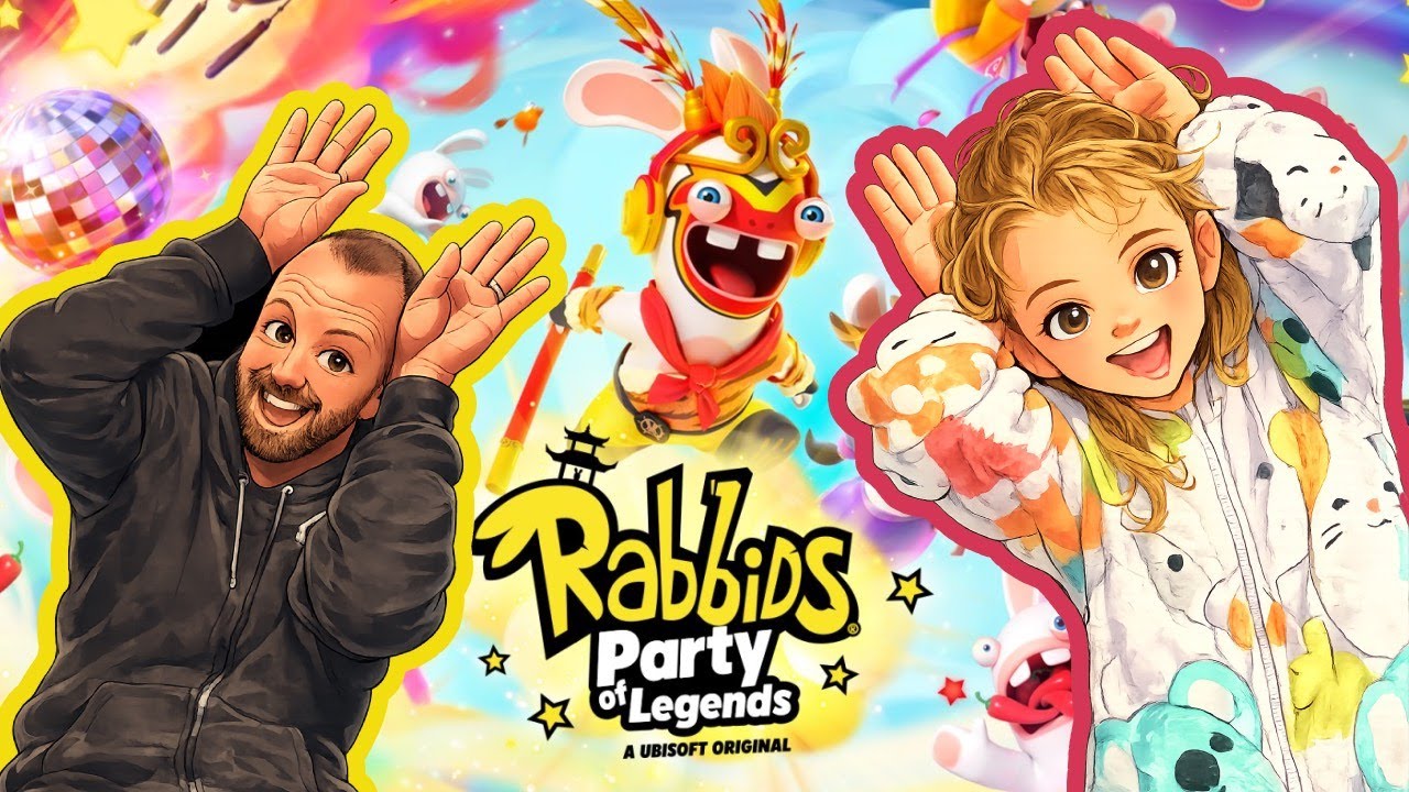 RABBIDS Party of Legends! Darcie vs Daddy WHO'S GOING TO WIN?