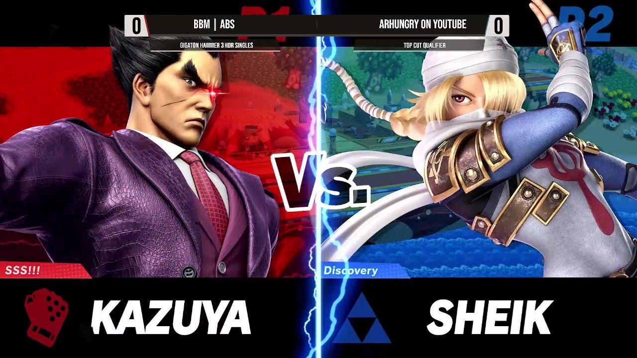 Gigaton Hammer 3 HDR Singles: Abs (Kazuya) vs. Arhungry (Sheik, Meta Knight) - Winners Top 32