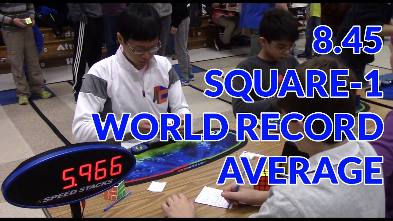 [Former WR] 8.45 Square-1 World Record Average by Brandon Lin