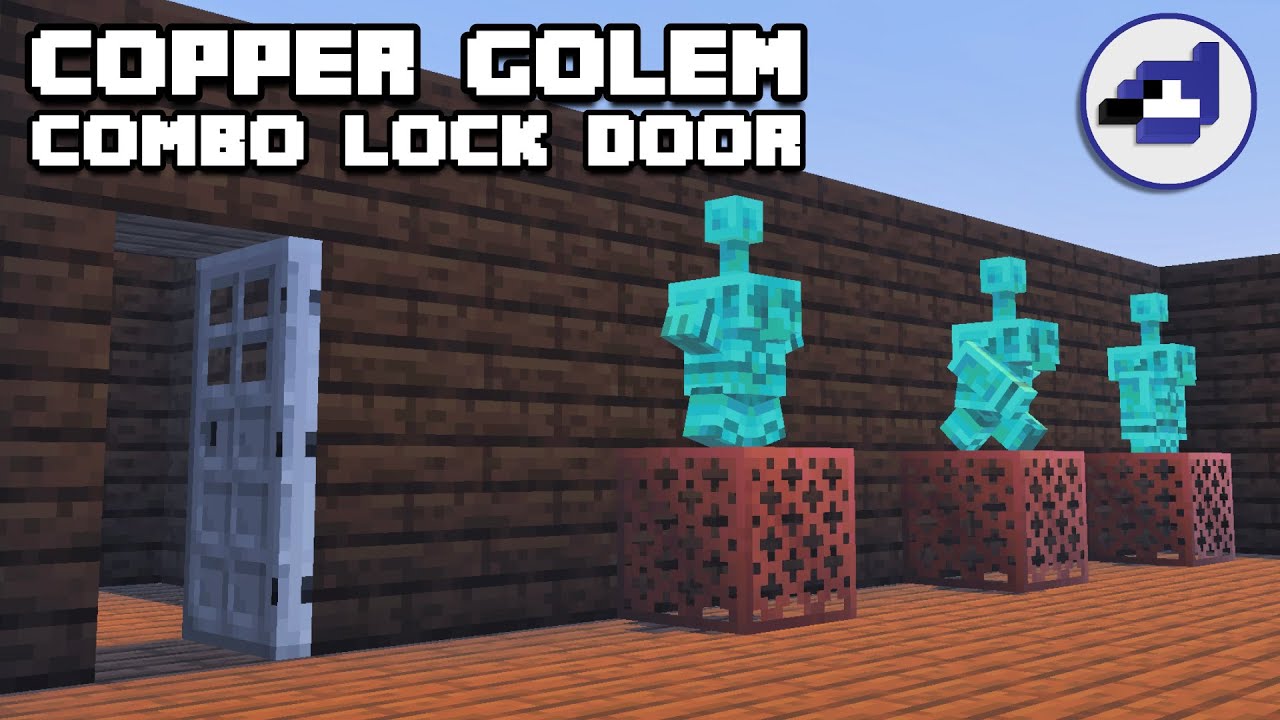 NEW Copper Golem Door! | Minecraft Redstone