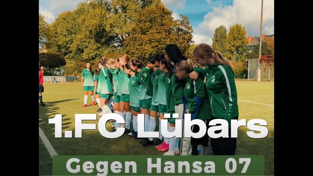 Spielszenen Hansa07 gegen den 1.FC L&uuml;bars / C-Juniorinnen vom 14.10.2023