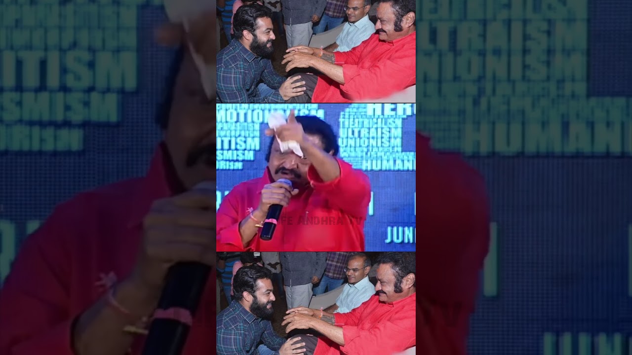 Who should I bow my head to in life..! #HariKrishna Emotional Speech About #JRNTR #indianactor